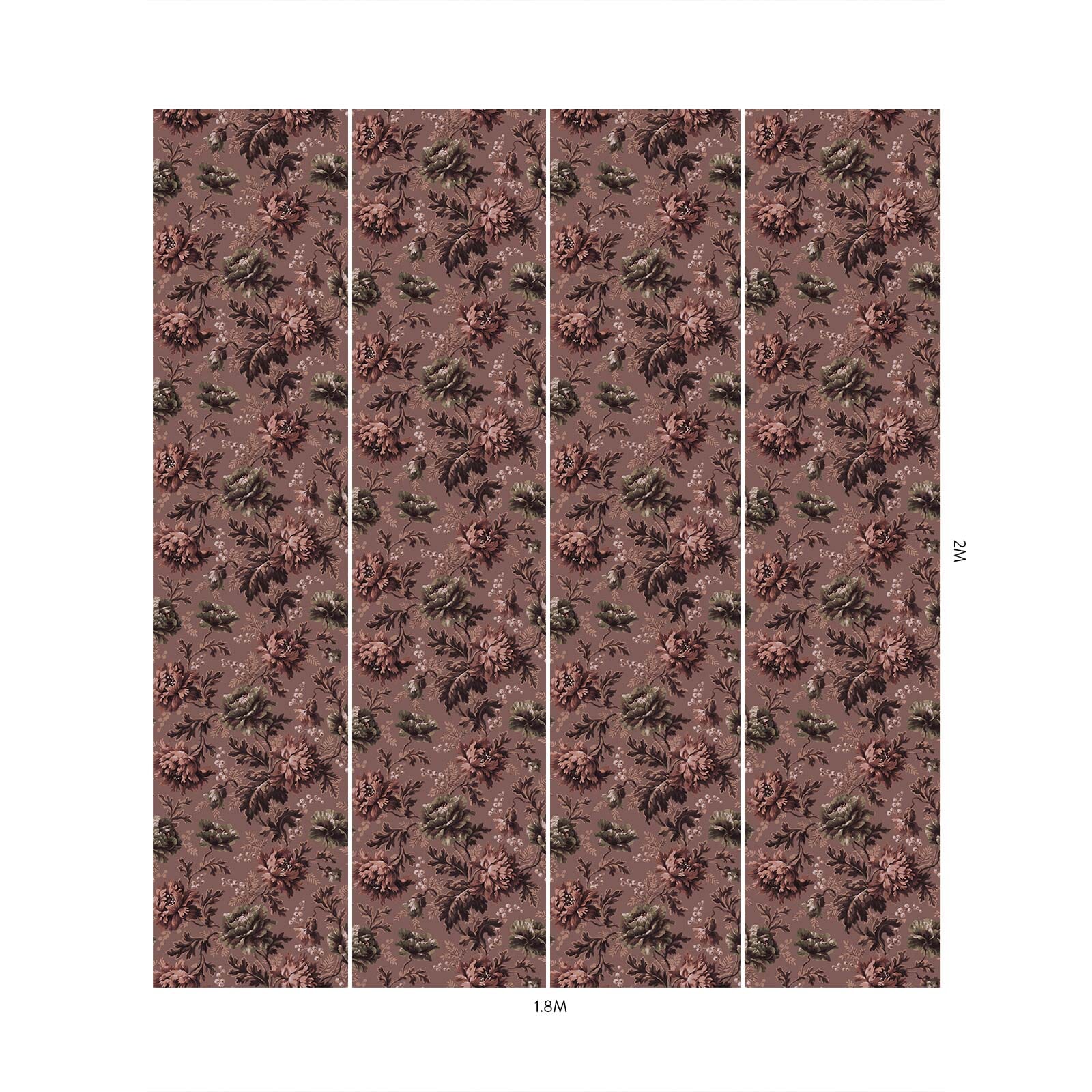 OPIA Wallpaper - Old Rose - Image 4