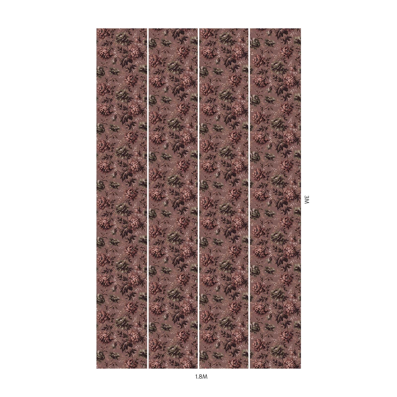 OPIA Wallpaper - Old Rose - Image 5