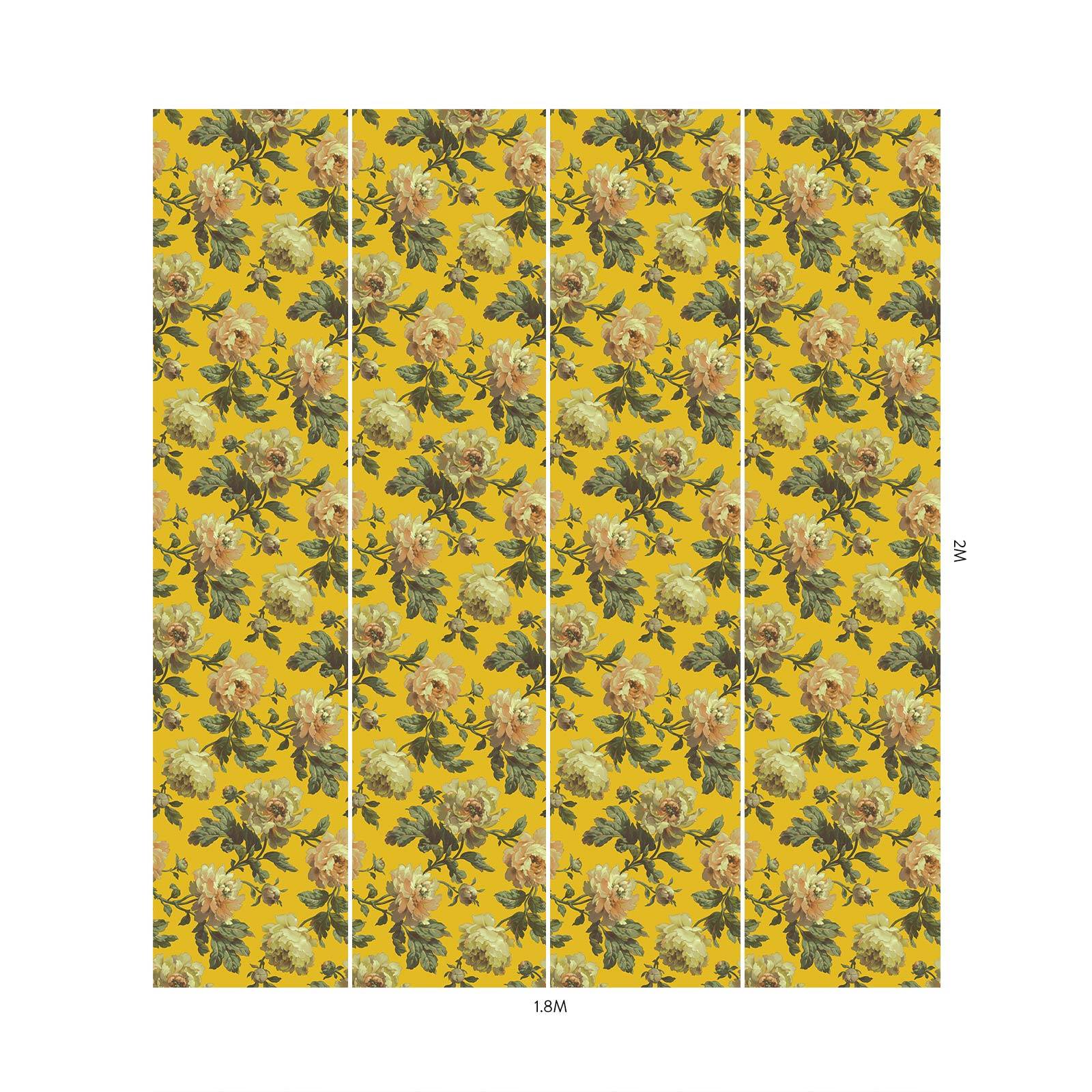 PEONEDEN Wallpaper - Ochre - Image 4