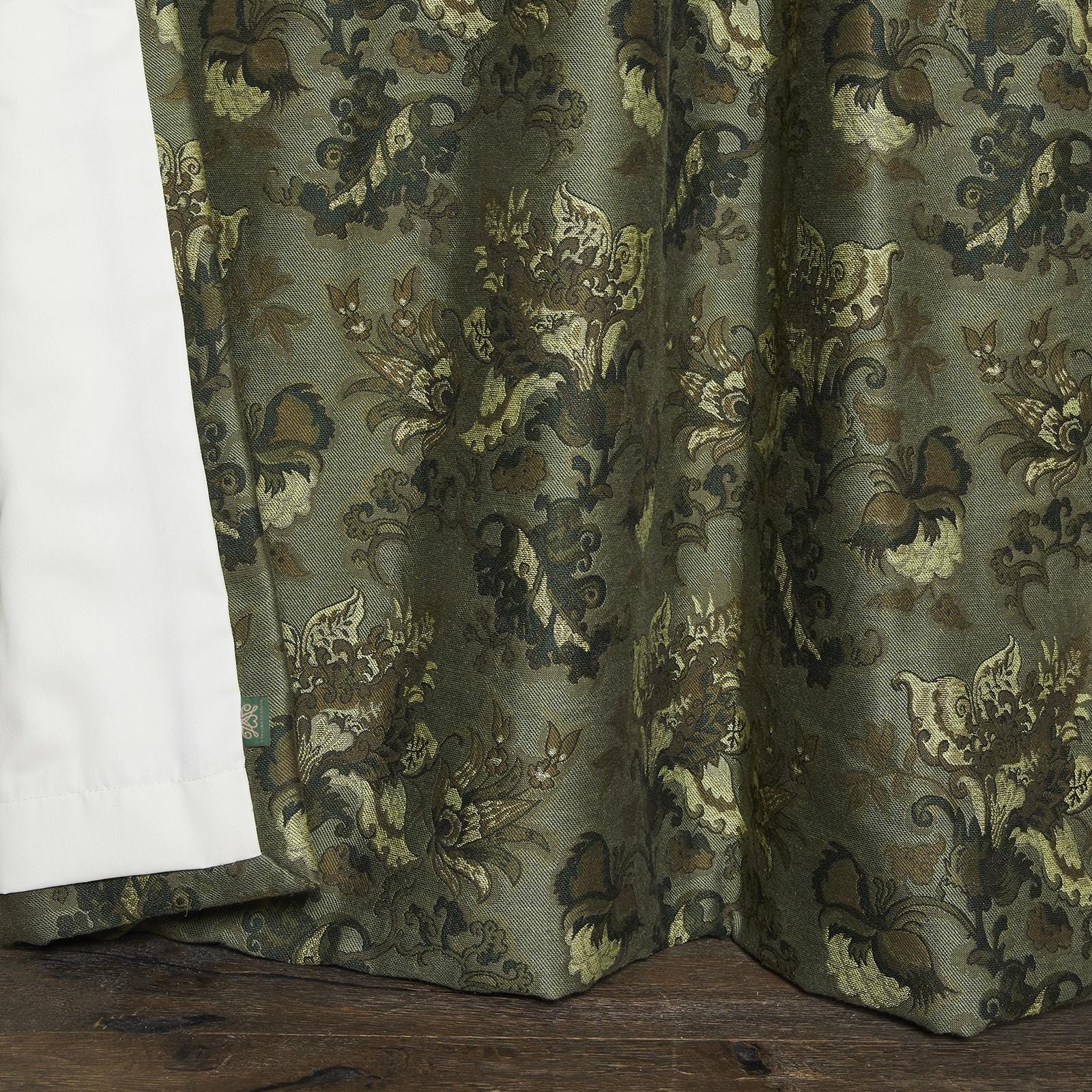 PERSEPHONE Jacquard Curtain - Verdigris - Image 2