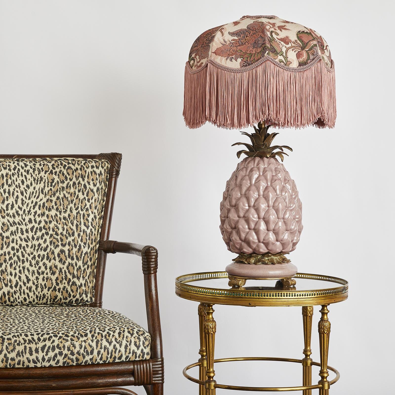 PERSEPHONE Jacquard Tilia Lampshade - Tourmaline - Image 2