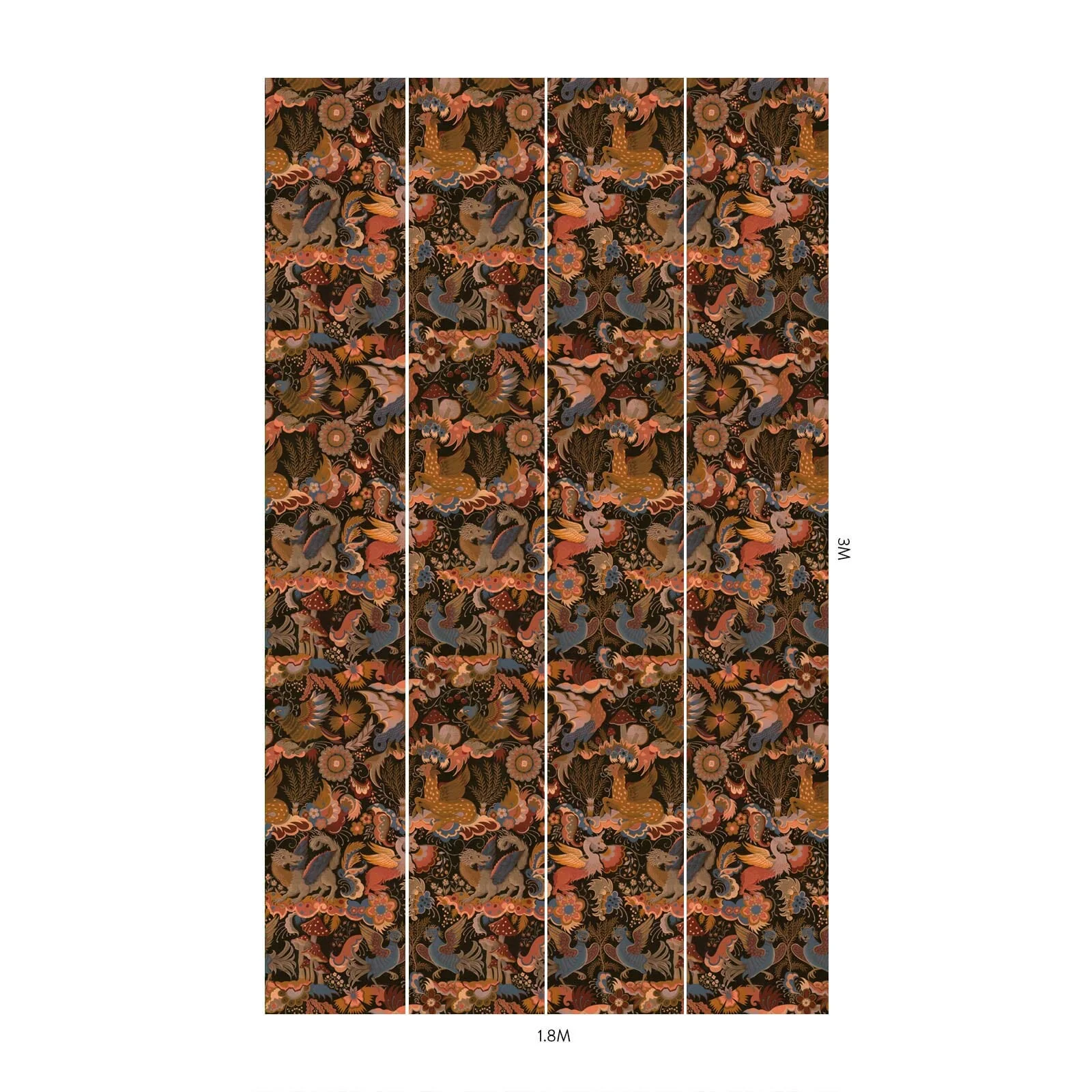 PHANTASIA Wallpaper - Selenite Orange - Image 6