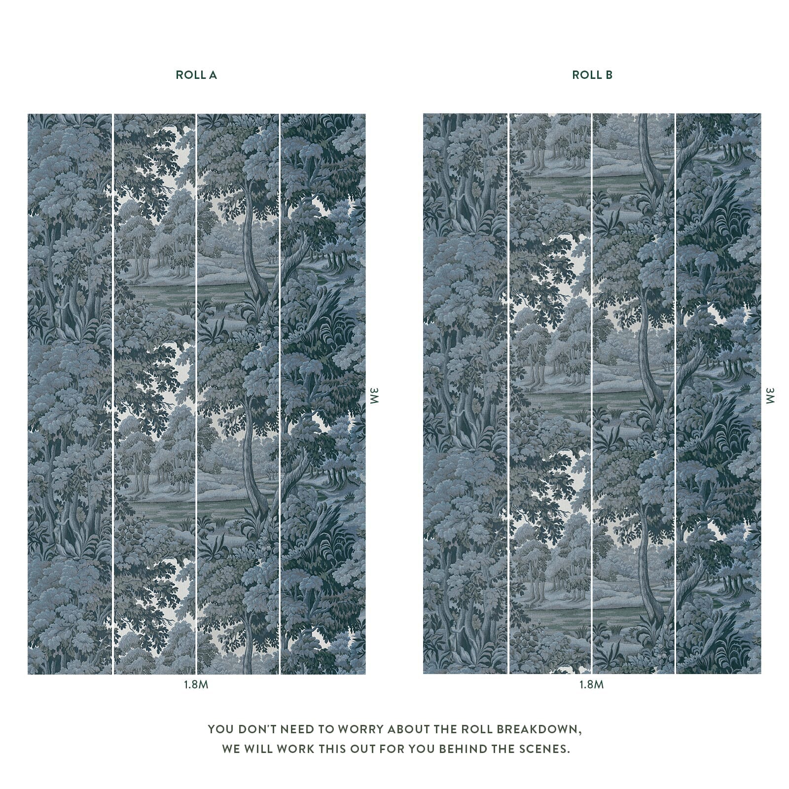 PLANTASIA Wallpaper - Indigo - Image 5