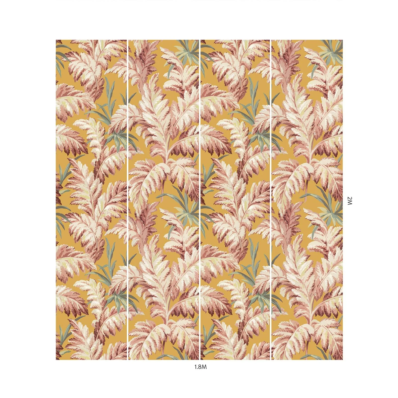 PLUMA Wallpaper - Flaxen - Image 5