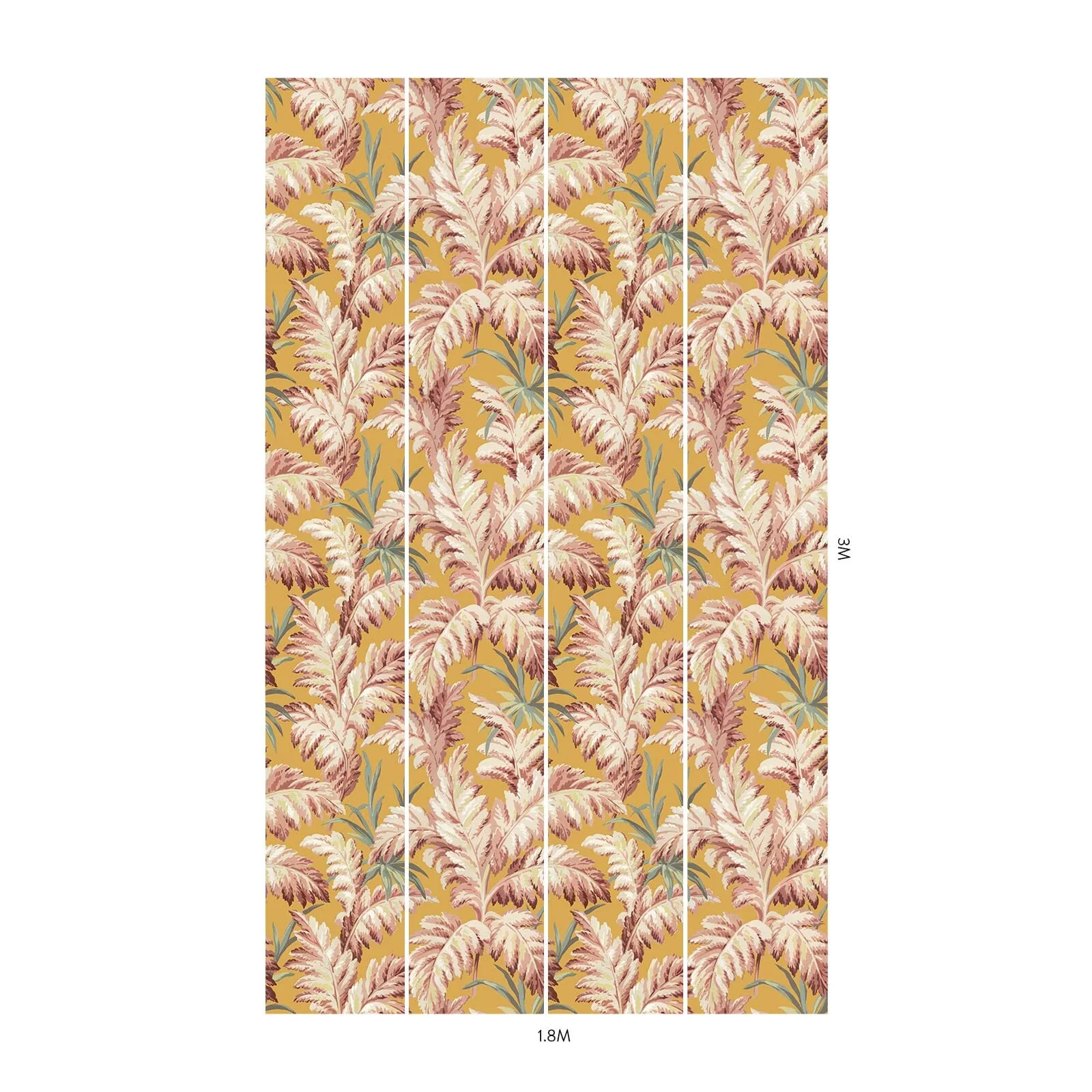PLUMA Wallpaper - Flaxen - Image 6
