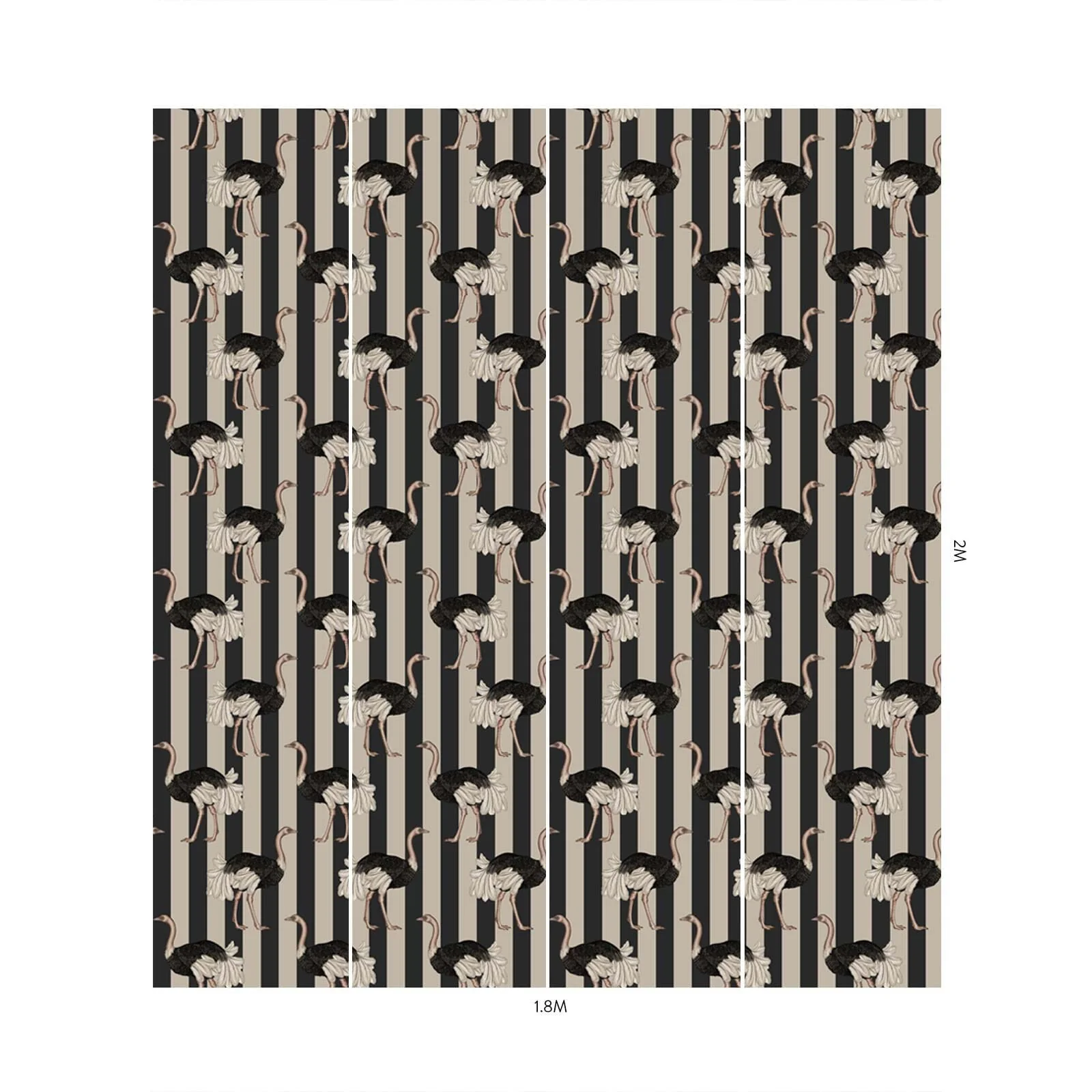 PRIDE Wallpaper - Clay & Off Black - Image 5