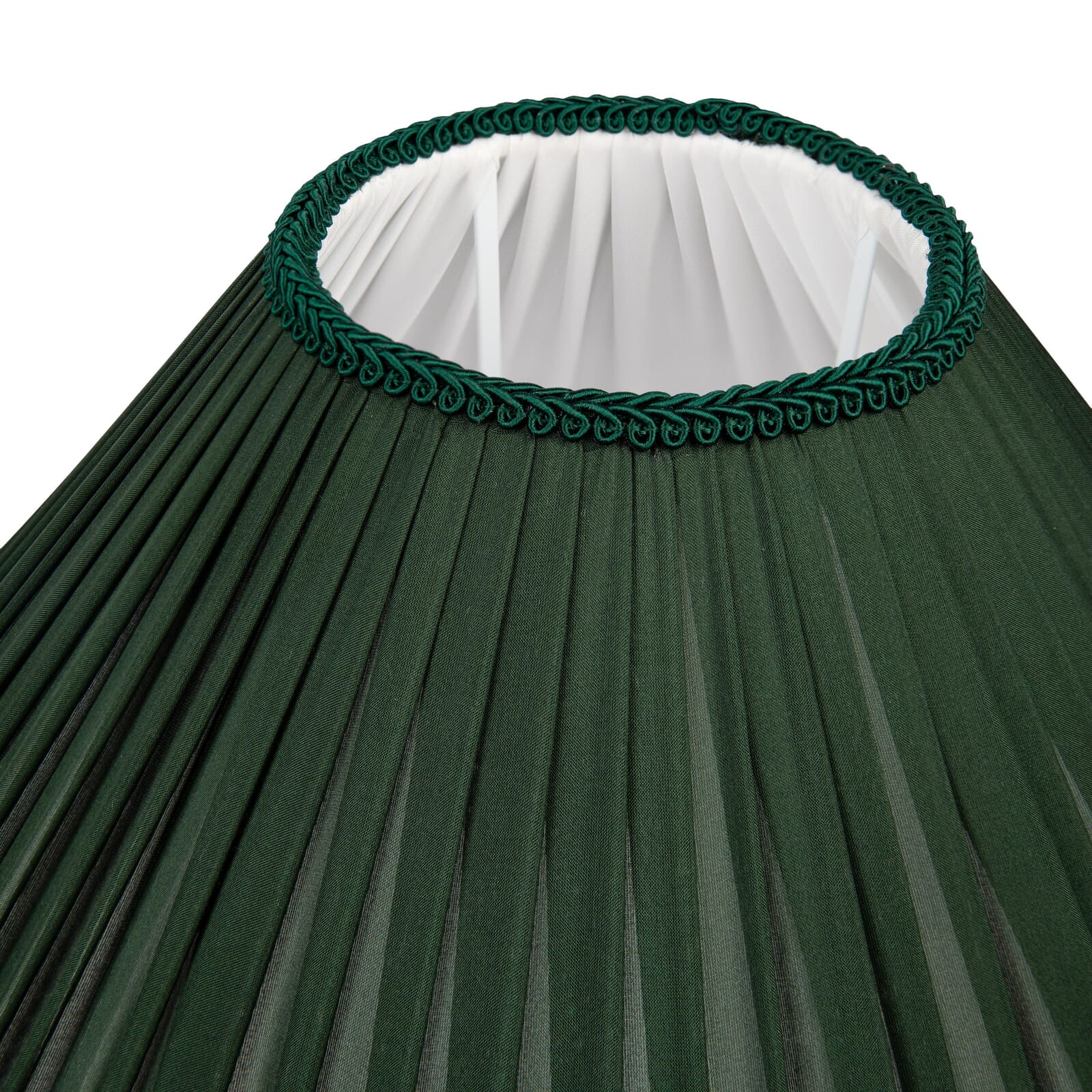 ROMILY Silk Pleated Lampshade - Moss - Image 4