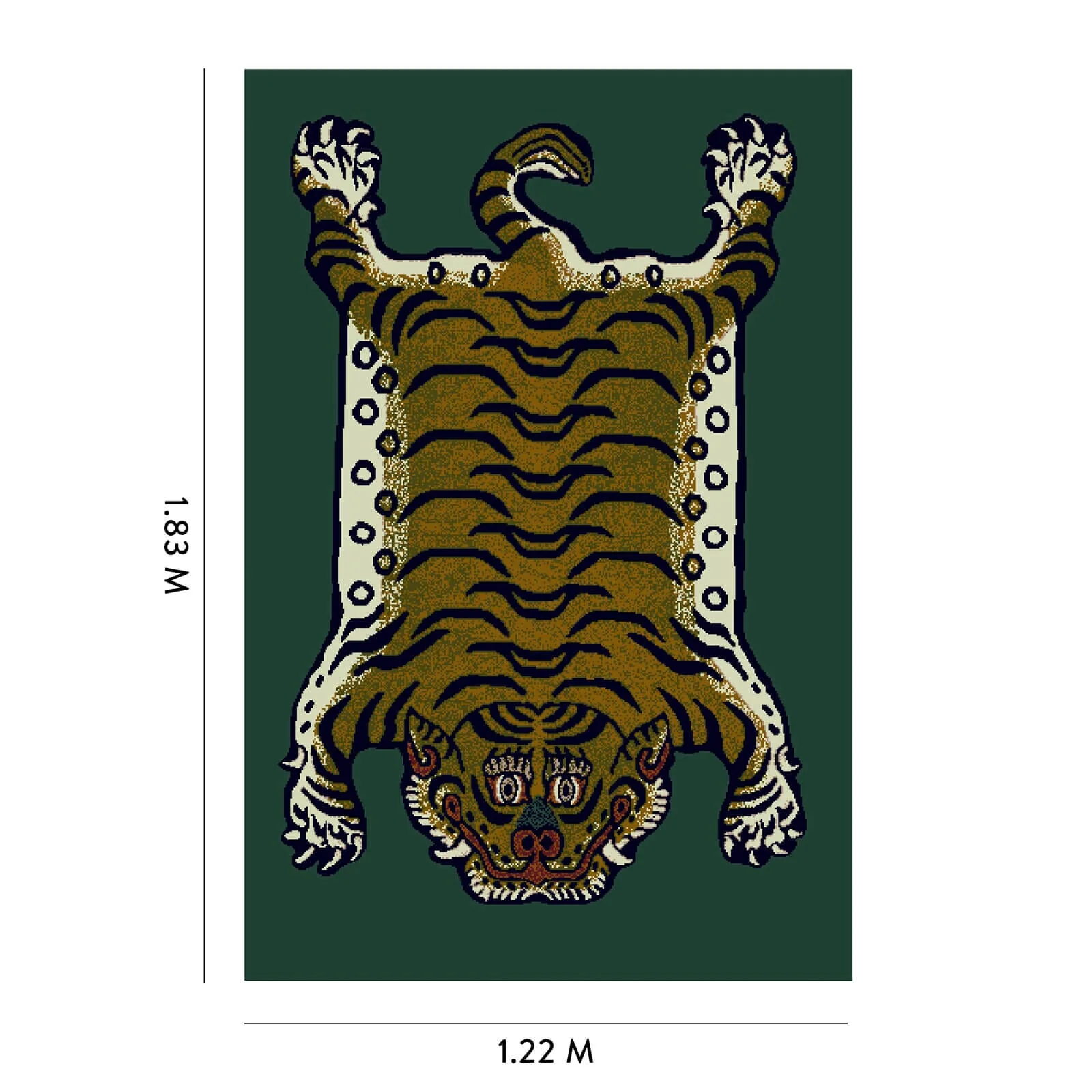 SABER Rug - Petrol - Image 5