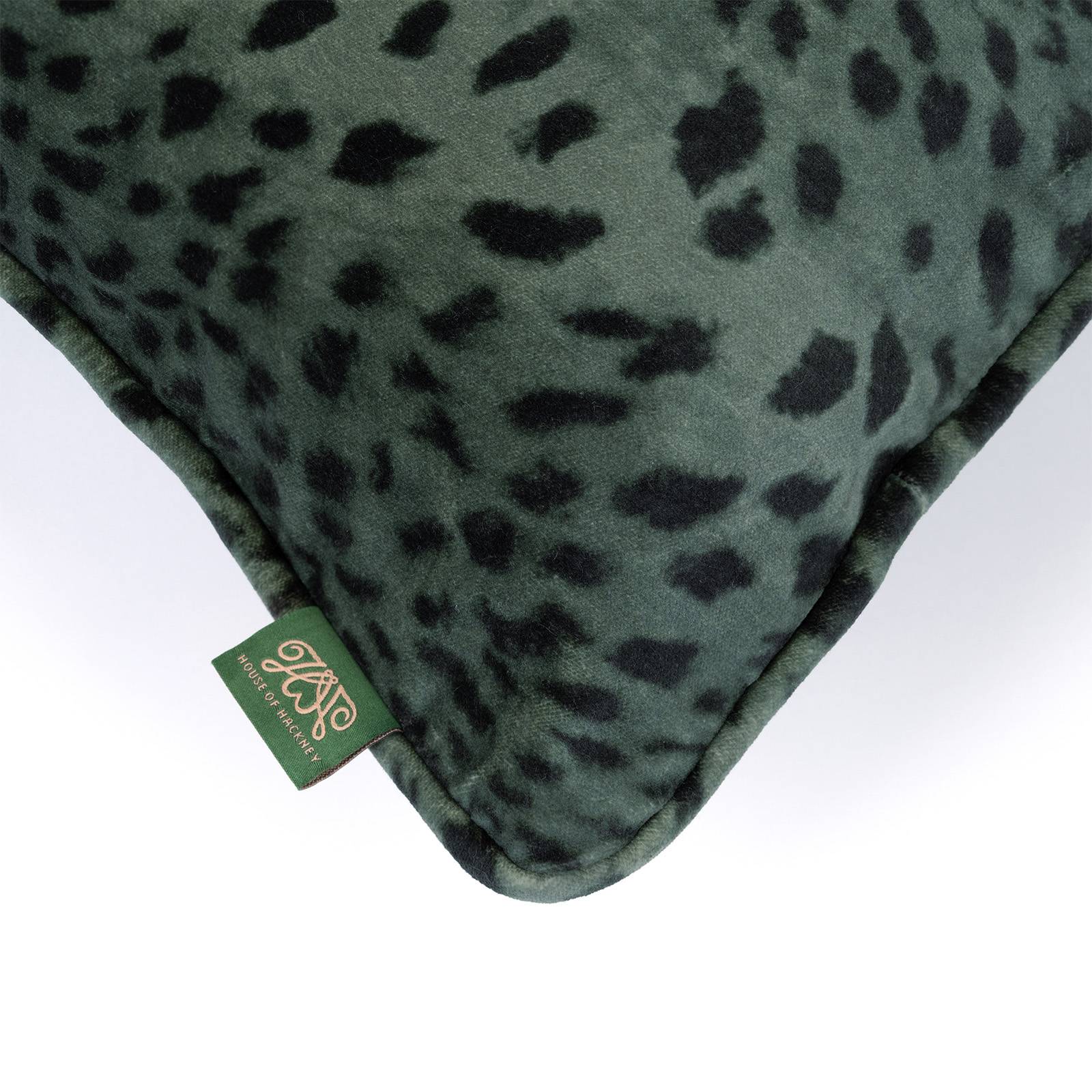 SAVANNA Velvet Medium Piped Cushion - Lobelia - Image 3