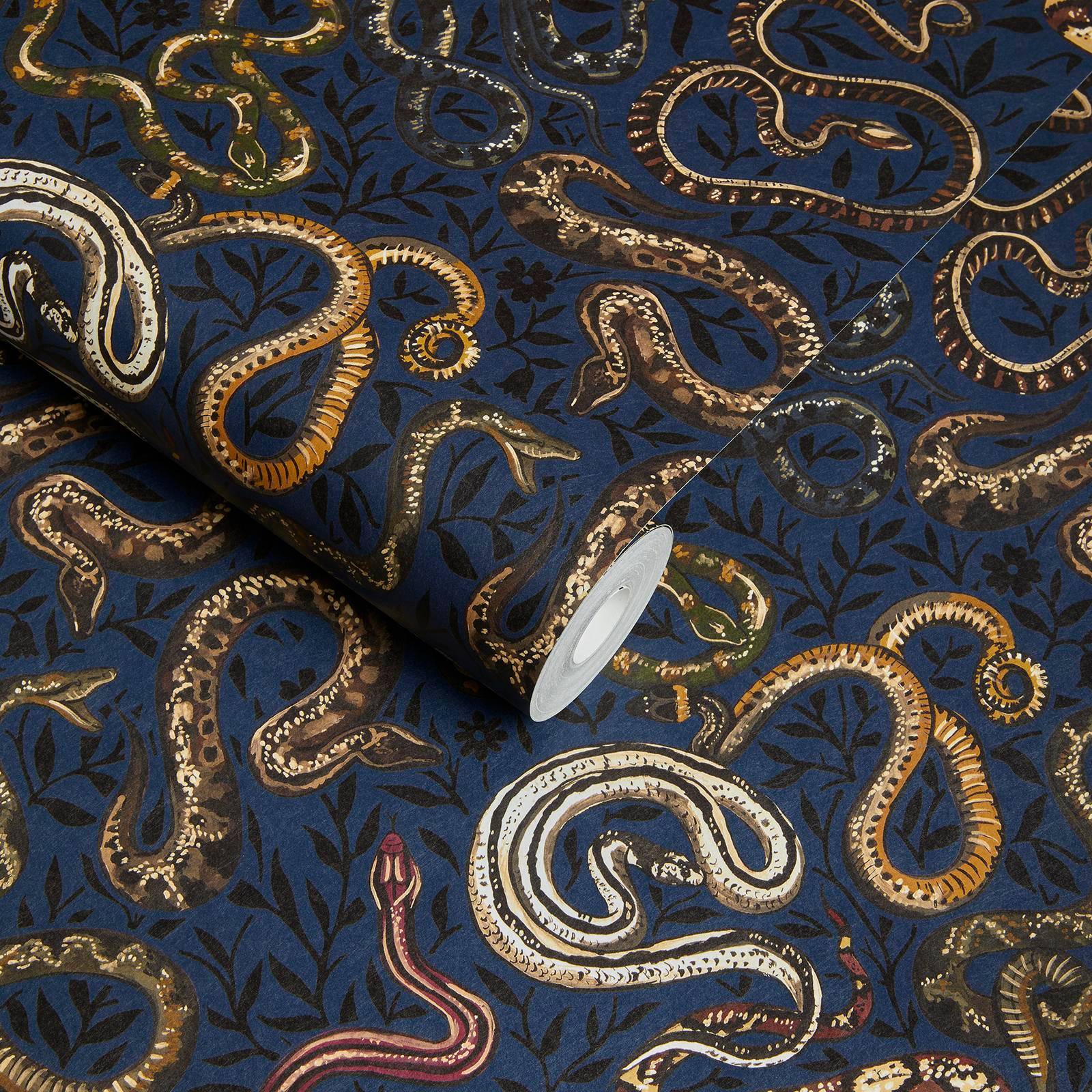 SNAKES AND ADDERS Wallpaper - Black - Image 3