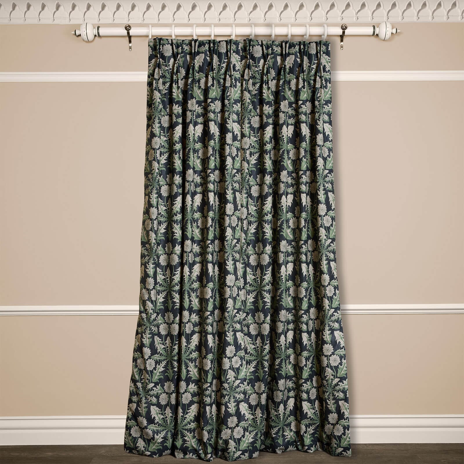 TARAXA Cotton Linen Curtain - Noir - Image 3