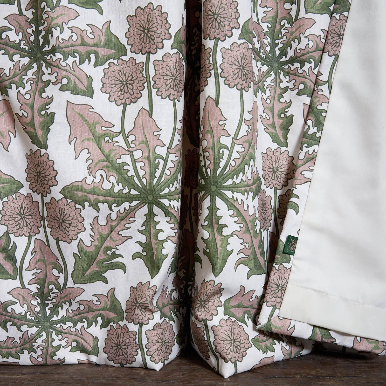 TARAXA Cotton Linen Curtain - Verde - Image 2