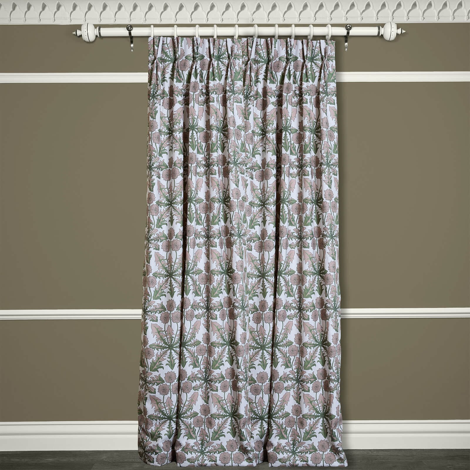 TARAXA Cotton Linen Curtain - Verde - Image 4