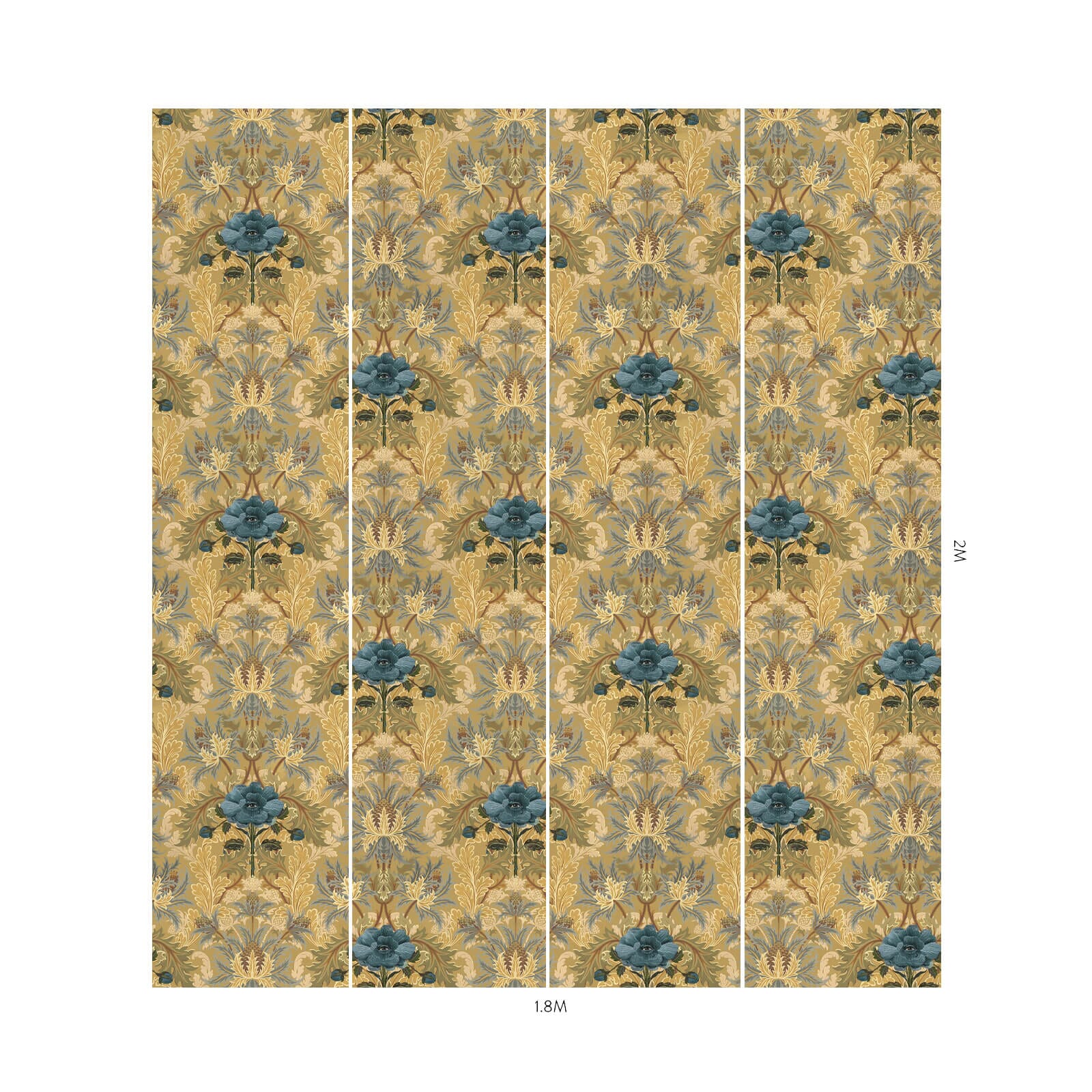 THE BLUE ROSE WEEPING Wallpaper - Aurelian - Image 5