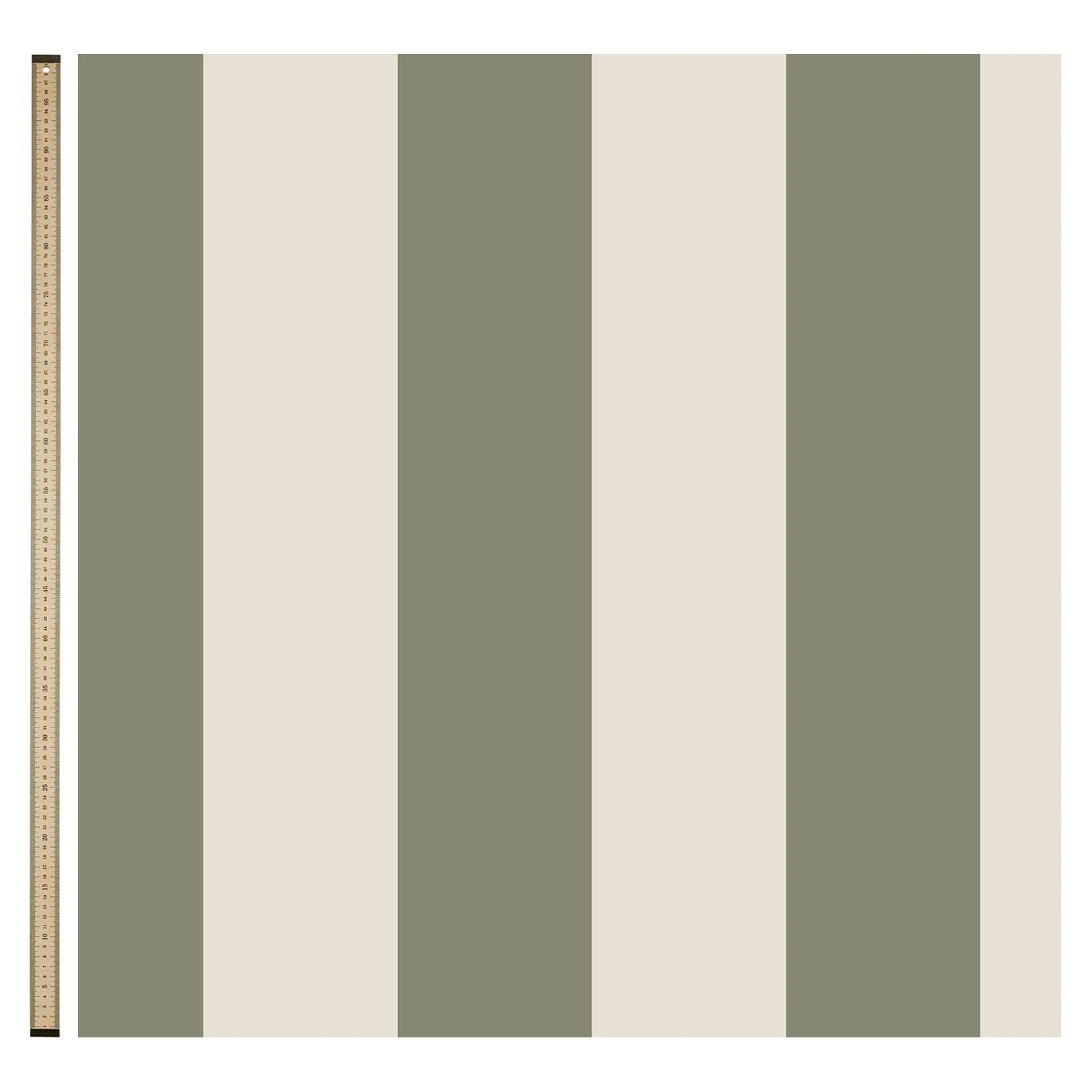 TREMATON STRIPE Jacquard Curtain - Verdigris - Image 4