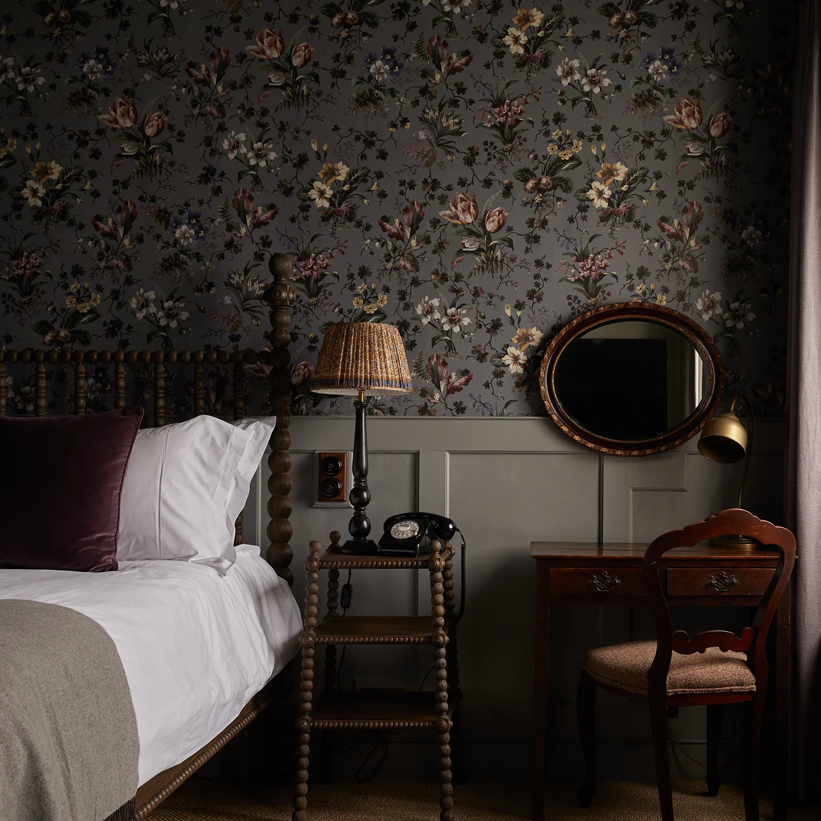 TULIPA Wallpaper - Pewter - Image 3