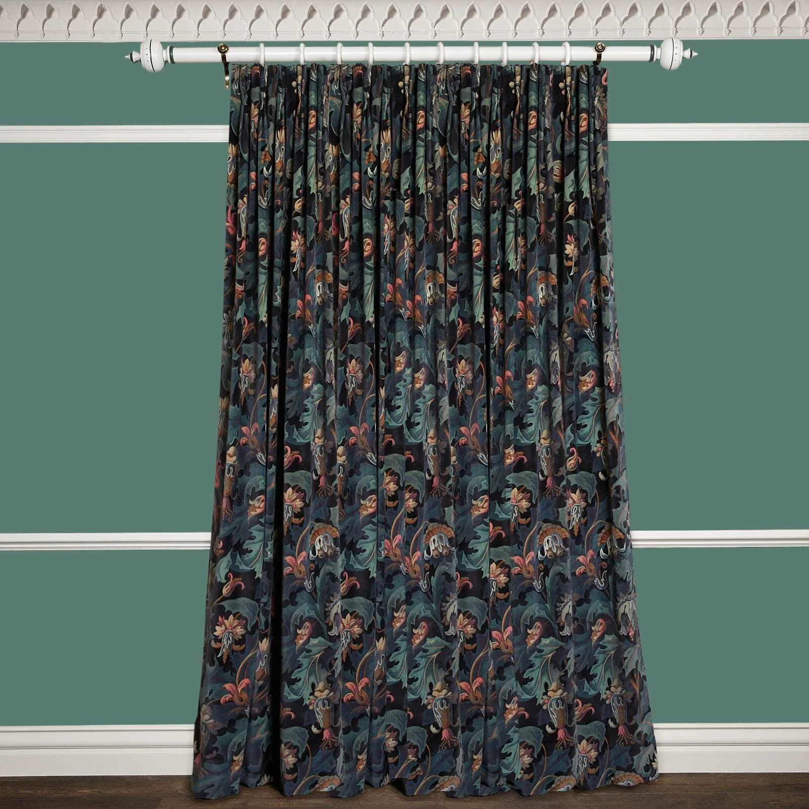 VESPERTINE Velvet Curtain - Apatite - Image 3