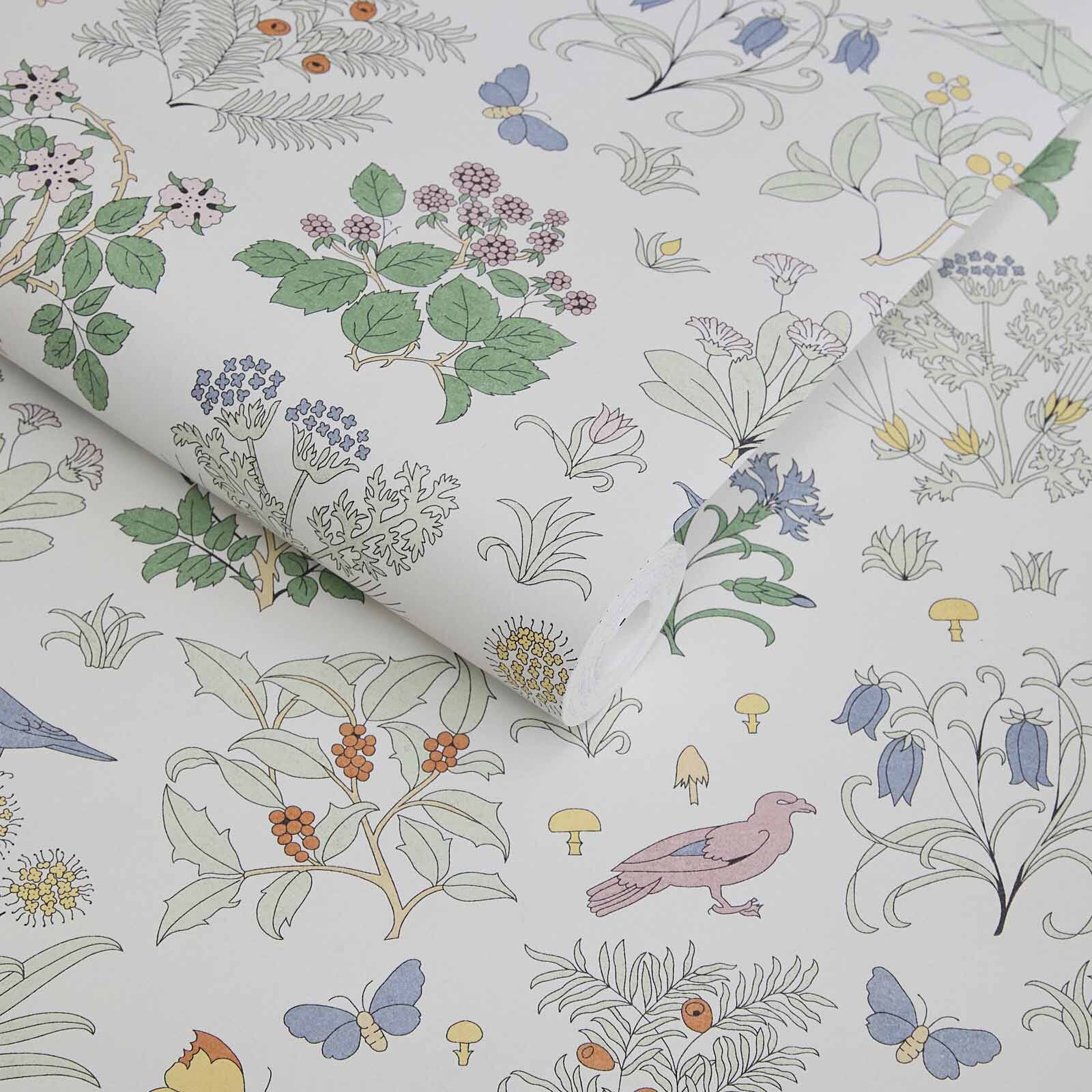 VOYSEY'S GARDEN MAGNA Wallpaper - Off White - Image 4