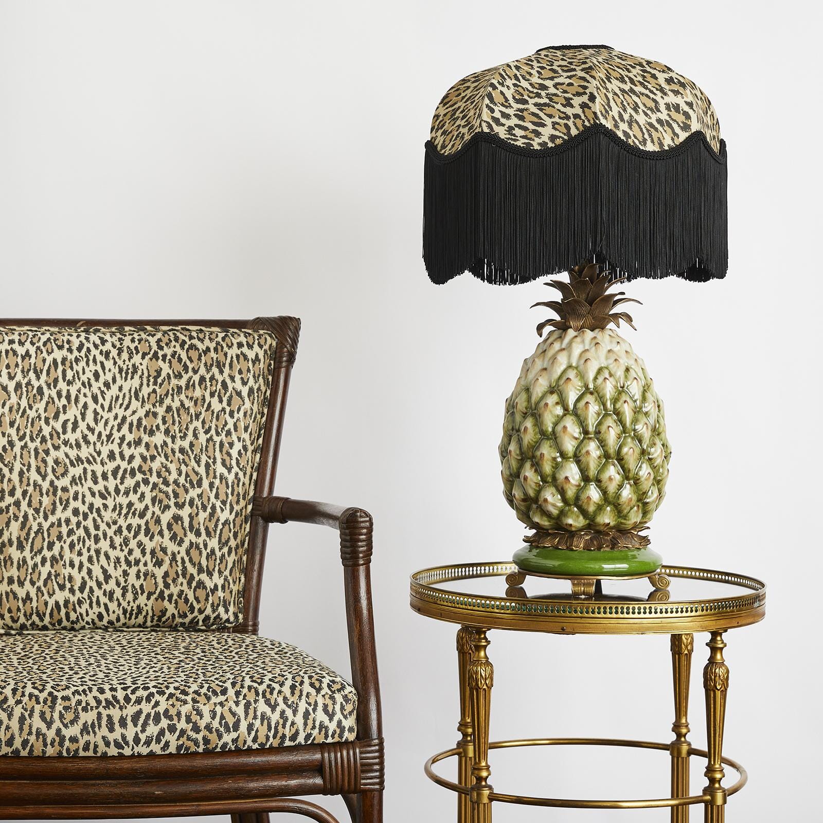 WILD CARD Jacquard Tilia Lampshade - Butterscotch - Image 2
