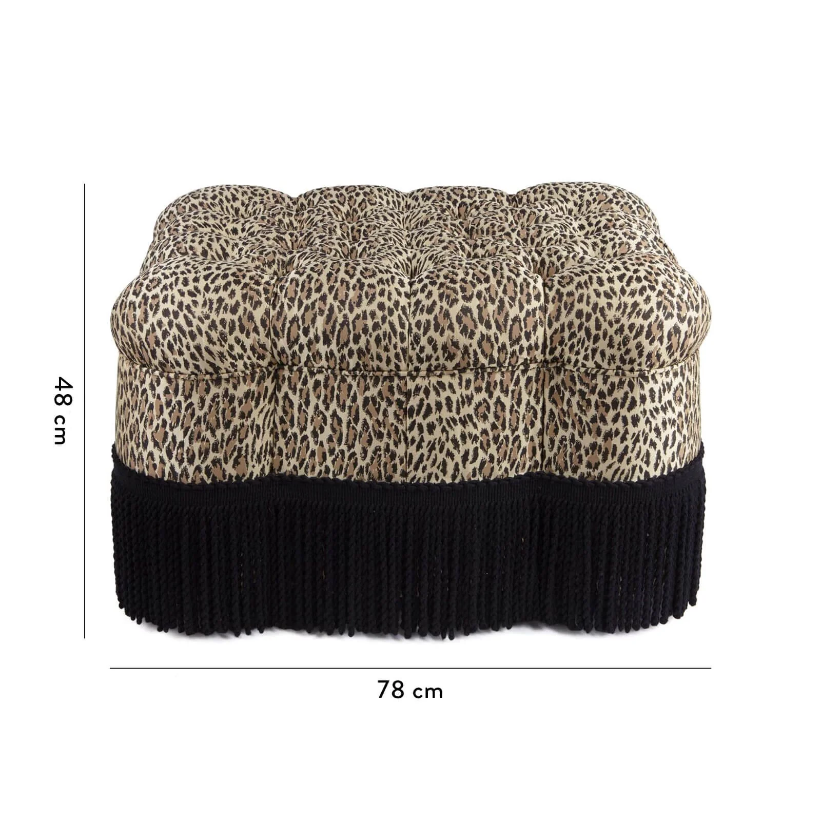 WILD CARD Kenton Small Ottoman - Butterscotch - Image 2