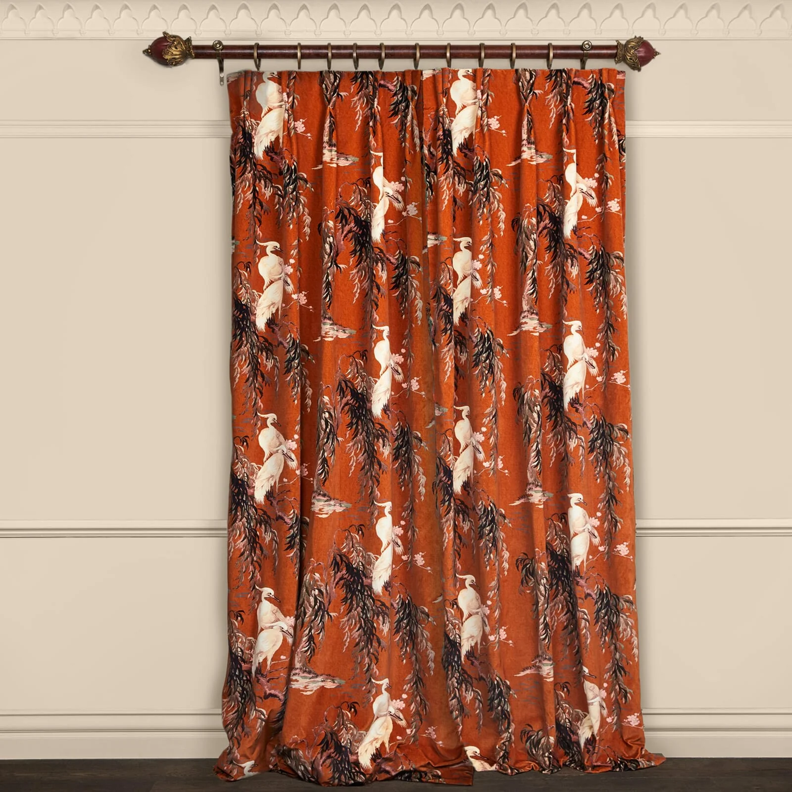 ZEUS Velvet Curtain - Tobacco - Image 3